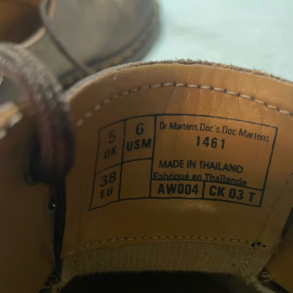 Dr. Martens Brown Leather Oxfords - Picture 6 of 6